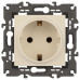 Розетка с заземлением, без рамки Эра Эра Elegance 14-2101-02