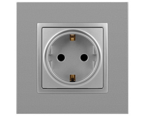 Розетка с заземлением, без рамки Эра Эра Elegance 14-2101-03