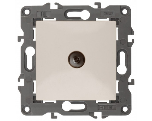 Механизм ТВ-розетки проходной Эра Эра Elegance 14-3102-02