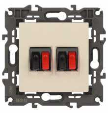 Розетка акустическая без рамки Эра Эра Elegance 14-3112-02