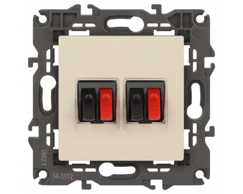 Розетка акустическая без рамки Эра Эра Elegance 14-3112-02