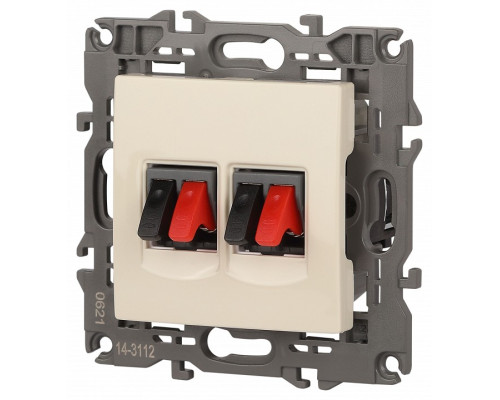 Розетка акустическая без рамки Эра Эра Elegance 14-3112-02