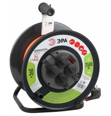 Удлинитель Эра  RMx-4es-3x1.5-30m-IP44