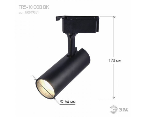 Светильник на штанге Эра  TR5-10 COB BK