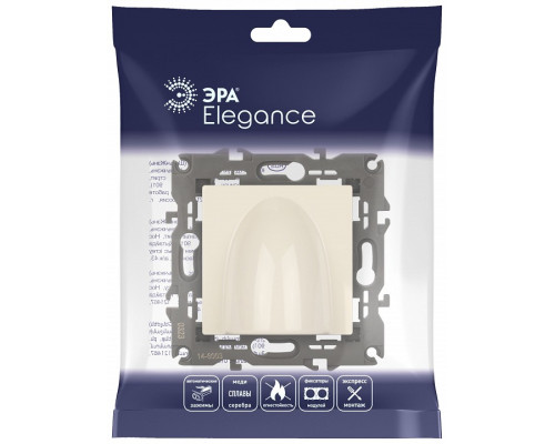 Розетка для вывод кабеля без рамки Эра Эра Elegance 14-6003-02