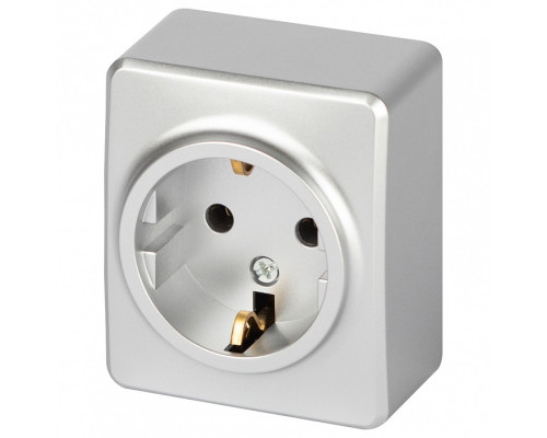 Розетка с заземлением и со шторкой Эра Эра Эксперт 11-2203-03