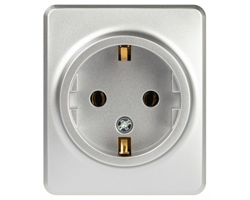 Розетка с заземлением и со шторкой Эра Эра Эксперт 11-2203-03