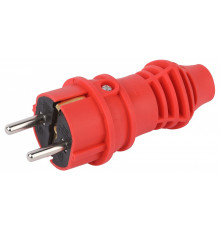 Вилка прямая с заземлением Эра  VX13-R-IP44