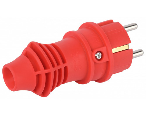 Вилка прямая с заземлением Эра  VX13-R-IP44