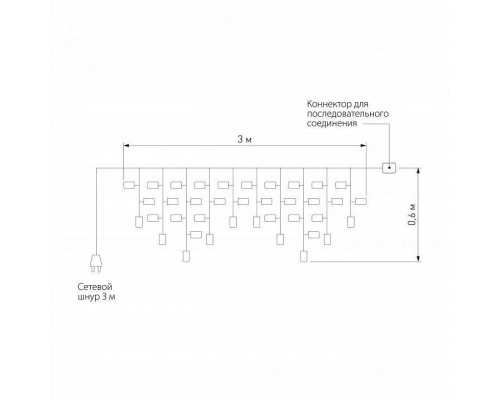 Бахрома световая Eurosvet 100-101 100-101