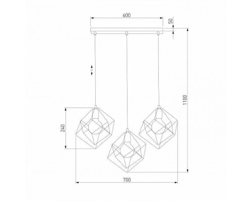 Подвесной светильник TK Lighting Alambre 190 Alambre