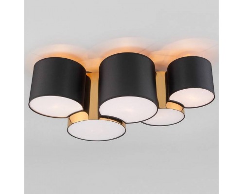 Потолочная люстра TK Lighting Mona 3447 Mona Black/Gold