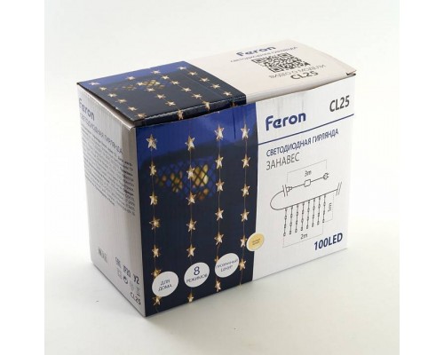 Занавес световой Feron CL25 48607