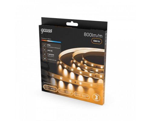 Лента светодиодная Gauss  23637432006