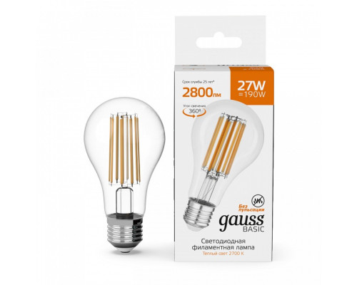 Лампа светодиодная Gauss  40712172