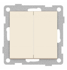 Выключатель двухклавишный без рамки Gusi Electric UGRA С11В2-003