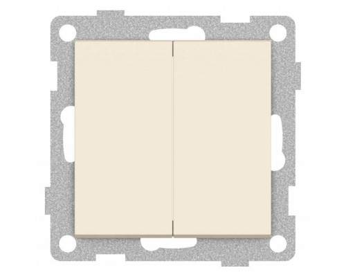Выключатель двухклавишный без рамки Gusi Electric UGRA С11В2-003