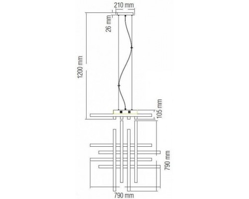 Подвесной светильник Horoz Electric Asfor-85 HRZ00002299