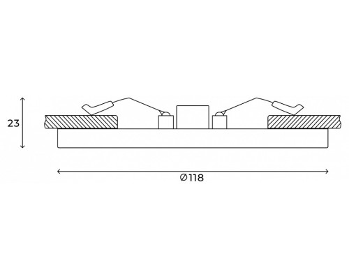 Встраиваемый светильник Hesby Lighting Alta HSBL_0183