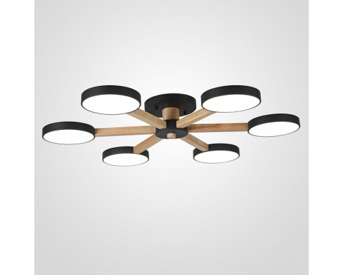 Люстра на штанге Imperiumloft TURNA Black TURNA01