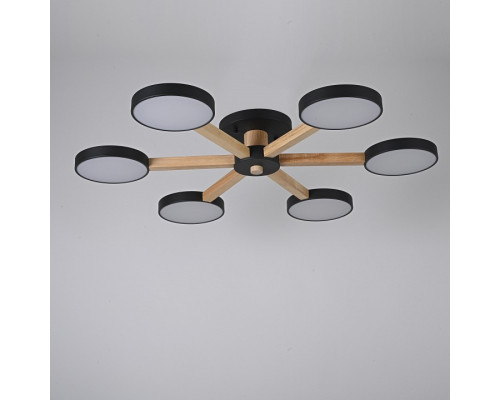 Люстра на штанге Imperiumloft TURNA Black TURNA01