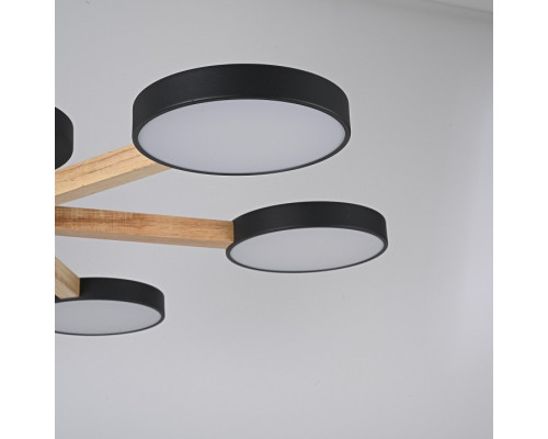 Люстра на штанге Imperiumloft TURNA Black TURNA01