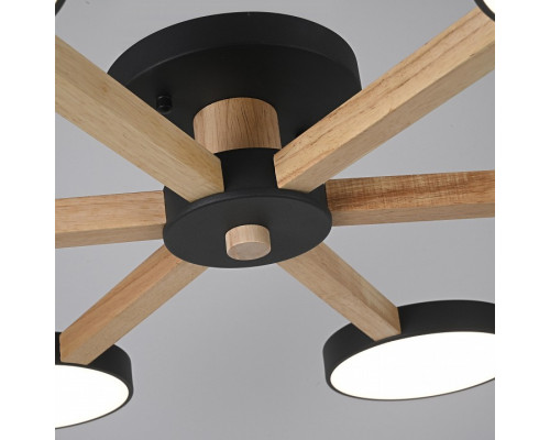 Люстра на штанге Imperiumloft TURNA Black TURNA01