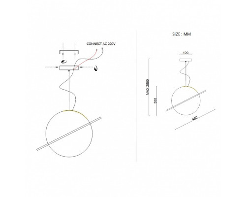 Подвесной светильник Imperiumloft PARMA parma01