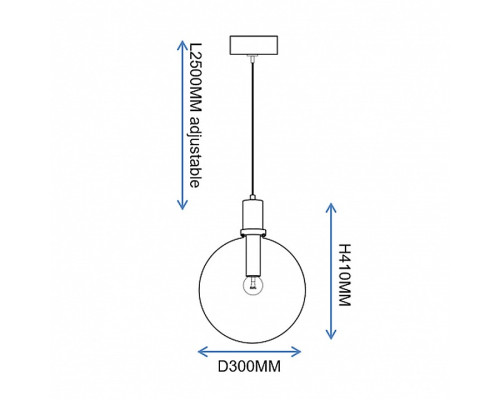 Подвесной светильник Imperiumloft PENBALL Black PENBALL04