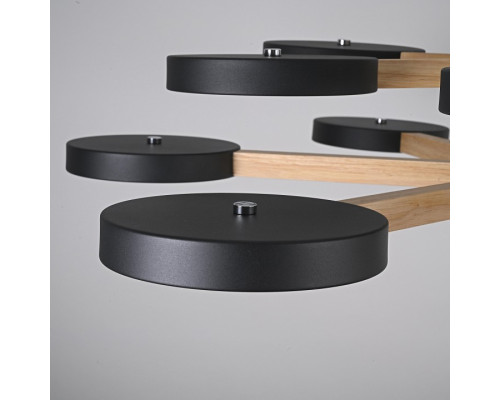 Люстра на штанге Imperiumloft TURNA Black TURNA-DBL01