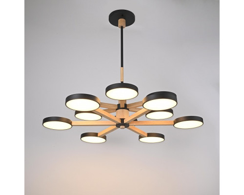 Люстра на штанге Imperiumloft TURNA Black TURNA-DBL01