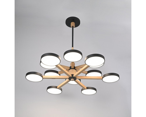 Люстра на штанге Imperiumloft TURNA Black TURNA-DBL01