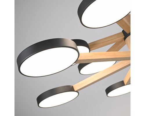 Люстра на штанге Imperiumloft TURNA Black TURNA-DBL01