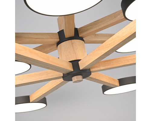 Люстра на штанге Imperiumloft TURNA Black TURNA-DBL01