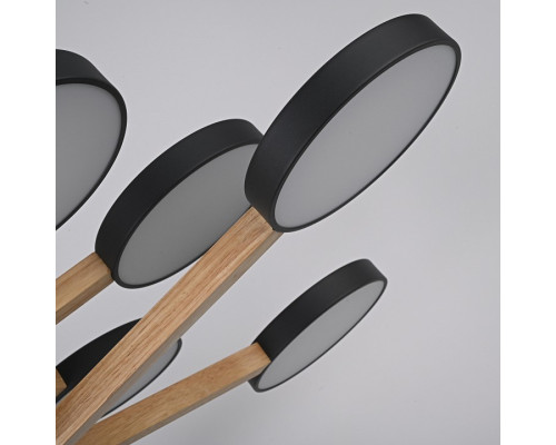 Люстра на штанге Imperiumloft TURNA Black TURNA-DBL01