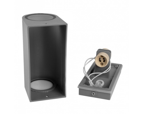 Накладной светильник Jazzway  PDL-R 72150 GU10-2 GR IP65