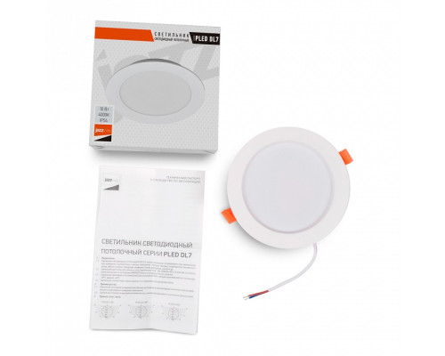 Встраиваемый светильник Jazzway  PLED DL7 10w 4000K WH IP54