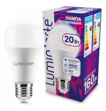 Лампа светодиодная Luminarte  E27 20Вт 4000K LSTD-A60-20W4KE27