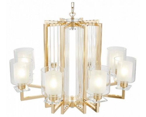 Подвесная люстра LUMINA DECO Manhattan LDP 8012-8 F.GD