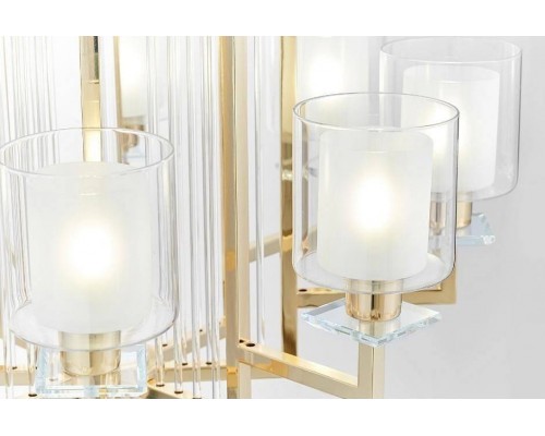 Подвесная люстра LUMINA DECO Manhattan LDP 8012-8 F.GD