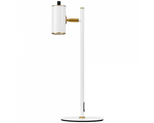 Настольная лампа офисная LUMINA DECO MIRRA LDT 7731-1 WT+MD