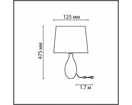 Настольная лампа декоративная Lumion Yara 8138/1T