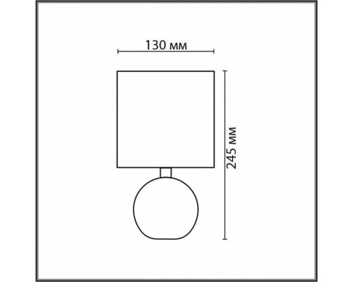 Настольная лампа декоративная Lumion VILANA 8165/1T