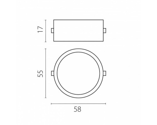 Кольцо декоративное Lightstar Domino 214006