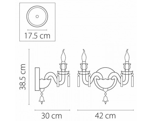 Бра Osgona Campana 716624