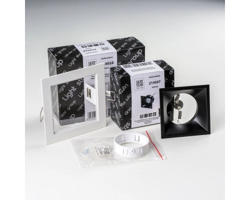 Встраиваемый светильник Lightstar Domino D51607WMOD