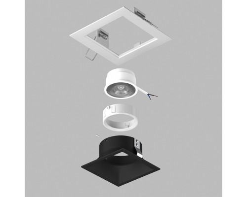 Встраиваемый светильник Lightstar Domino D51607WMOD