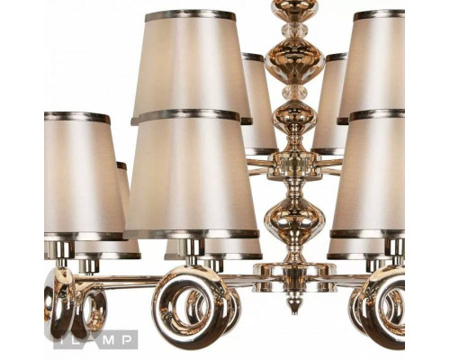 Подвесная люстра iLamp Brooklyn P2401-8+4 Nickel