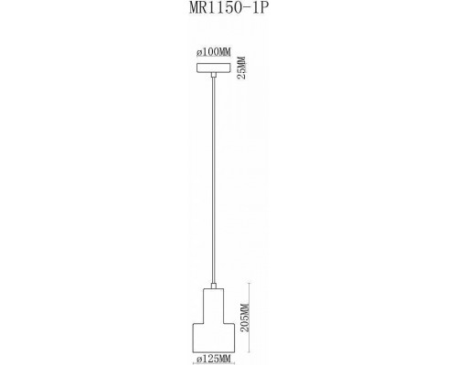 Подвесной светильник MyFar Lima MR1150-1P