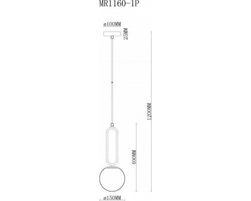 Подвесной светильник MyFar Pierre MR1160-1P